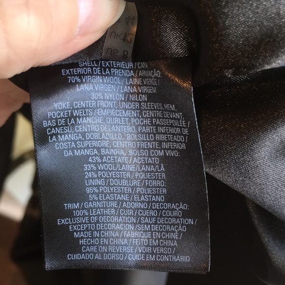 Elie Tahari mixed media jacket - Picture 11 of 14